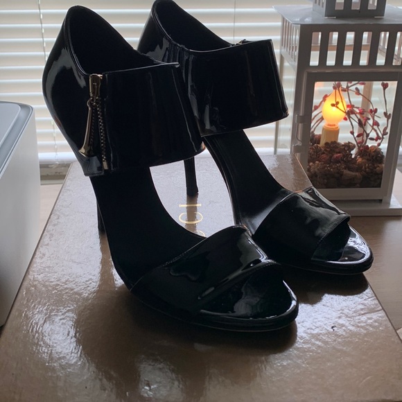 Gucci Nero Black Patent Heel size 37.5 - Picture 1 of 9